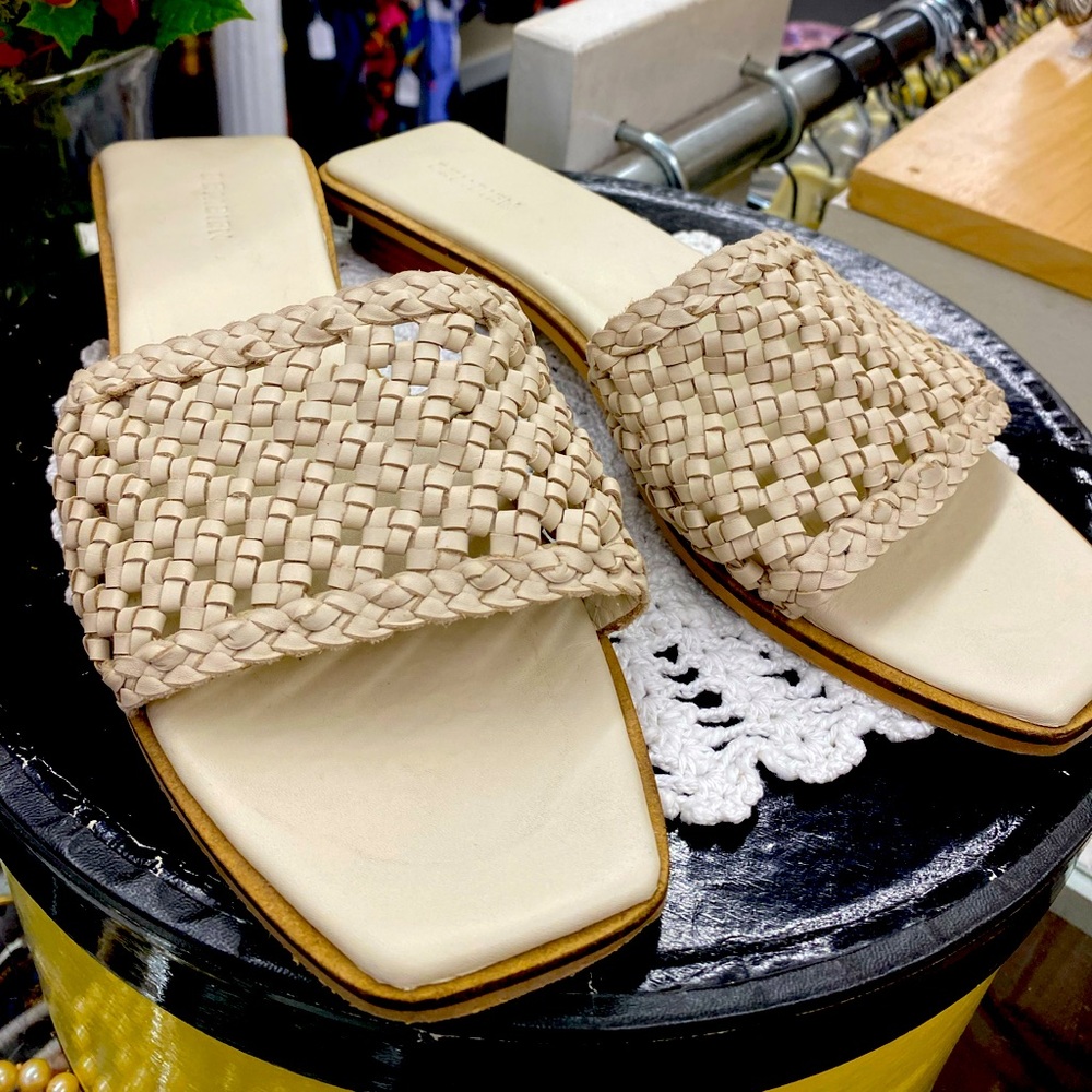 Bembien Milana Braided Leather Slide Size 39